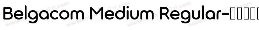 Belgacom Medium Regular字体转换
